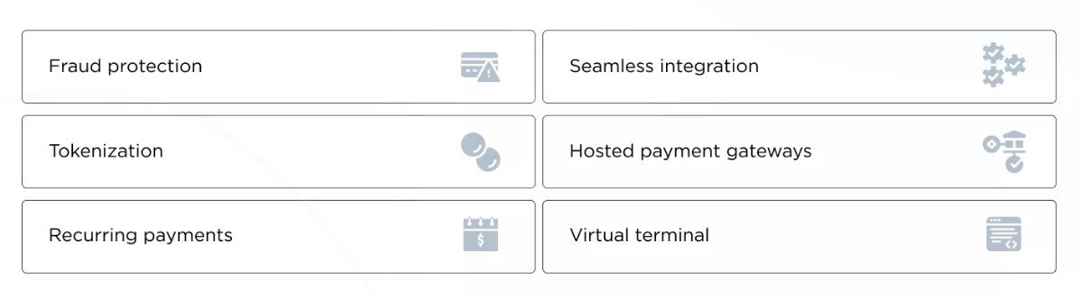 Features of payment solution