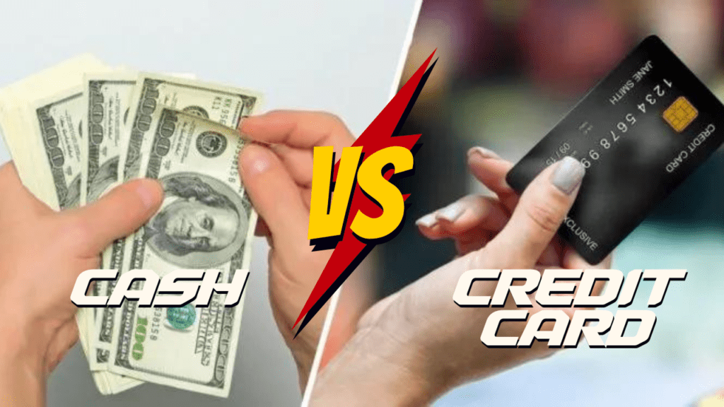 cash vs credit card